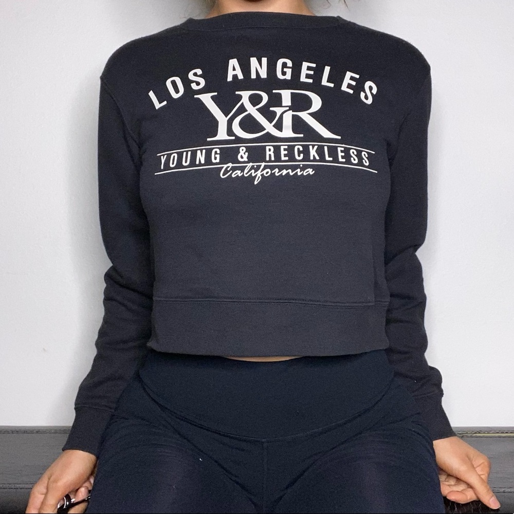 YOUNG &‎ RECKLESS Crop Pullover